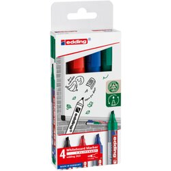 edding 4-363-4-2 Whiteboardmarker 1,5mm sort 4St