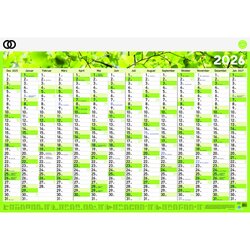 Soennecken 5104-26 Plakatkalender oeco 2026 100x70cm 14M/1S