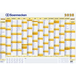 Soennecken 5175-26 Plakatkalender 2026 100x70cm 14M/1S Folie