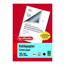 Herlitz 10303725 Kohlepapier A4 25Bl 