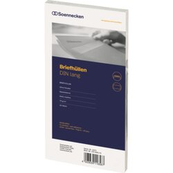 Soennecken 2073 Briefhülle DIN lang oF nk weiß 25 St./Pack.
