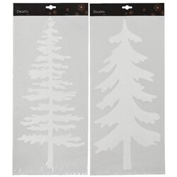 DECORIS Fensterbild Tanne 2 St./Pack.