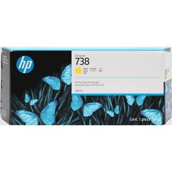 HP 676M8A Tintenpatrone 738 gelb 