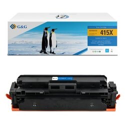 G&G Toner Kompatibel mit HP 415X cyan