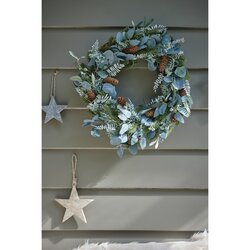 EVERLANDS Weihnachtskranz Modern 40 x 8 cm (Ø x H)