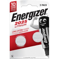 Energizer® E304126902 Knopfzelle CR2025 155mAh 3V 2St