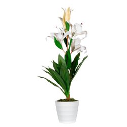 Paperflow PALYS65 Kunstpflanze Lilienblume 65cm 