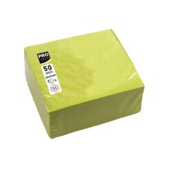 PROnappe SV622031I Serviette 20x20cm gn 50St 