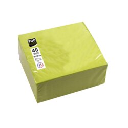 PROnappe SV623831I Serviette 38x38cm gn 40St 