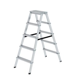 MUNK 11235 ML Stehleiter beidseitig 2x5Stufen