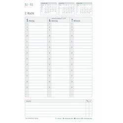 Chronoplan Buchkalender White Edition 2026