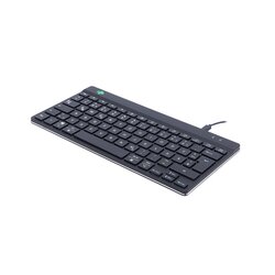 R-Go Tools RGOCODEWDBL Tastatur Compact Break  kabel sw