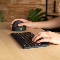 R-Go Tools Tastatur Compact Break ergonomisch