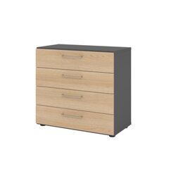 Hammerbacher V928S4/G/E/BS  Regal 2OH 4Schübe gp/Eiche