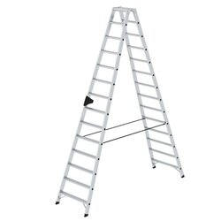 MUNK 40228 Stehleiter beidseitig 2x14Stufen