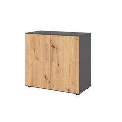 Hammerbacher V928T2/G/R/BS  Regal 2OH Türen gp/Asteiche