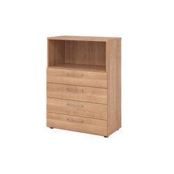 Hammerbacher V938S4/N/N/BS  Regal 3OH 4Schübe Nussbaum/Nussbaum