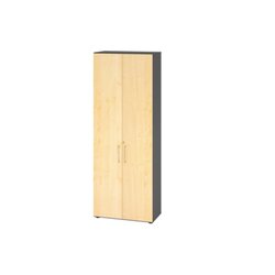 Hammerbacher V968T6/G/3/BS  Regal 6OH Türen gp/Ahorn