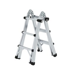 MUNK 32013 Teleskopleiter oTraverse 4x3Sprossen
