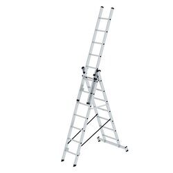 MUNK 11107 Mehrzweckleiter 3tlg nivello 3x7Sprossen