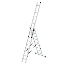 MUNK 11108 Mehrzweckleiter 3tlg nivello 3x9Sprossen