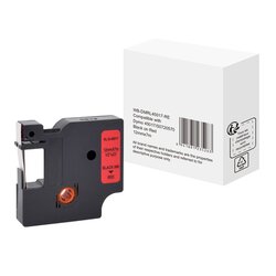 without brand WBDMRL45017RE Schriftband wie Dymo S0720570 12mmx7m sw auf rt