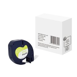 without brand WBDMRL91201WT Schriftband wie Dymo S0721610 12mmx4m sw auf ws