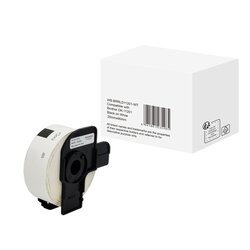 without brand WBBRRLD11201WT Etikett wie Brother DK-11201  90x29mm sw auf ws 400St