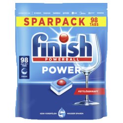 FINISH 3312077 Spülmaschinentabs Power Regular 98St