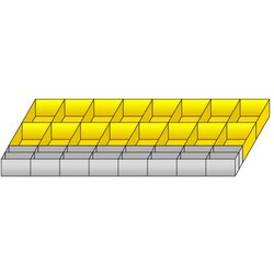 SCHULTE 25049 Einsatzkasten Set 3 für Schubladen