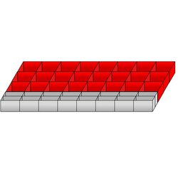 SCHULTE 25048 Einsatzkasten Set 2 für Schubladen