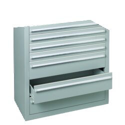 SCHULTE 36267 Schubladenblock 110cm 4+3Schübe lgr/lgr