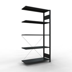 SCHULTE 32655-S Regal MULTIplus150 200x100x50cm sw