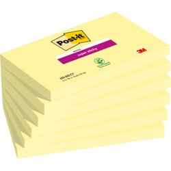 Post-it® 655-6SSCY-EU Haftnotiz 127x76mm ge 6x90Bl 