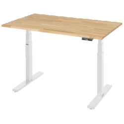 RAU 08ST1250807035B  Schreibtisch adlatus 100 1250x800x650-1300 B-Pl lgr