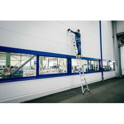 MUNK Teleskopleiter max. Arbeitshöhe 4,2 m