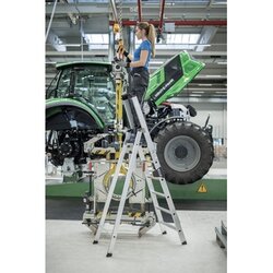 MUNK Stehleiter max. Arbeitshöhe 3,4 m