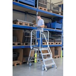 MUNK Podestleiter max. Arbeitshöhe 3 m