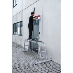MUNK Multifunktionsleiter max. Arbeitshöhe 4,8 m