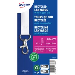 Avery Zweckform 4842W Lanyard 15x440mm ws 10St 