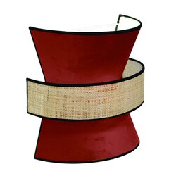Paperflow 162021 Wandleuchte meet Gatsby weinrot
