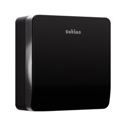 Satino by WEPA 333407 Toilettenpapierspender Jumbo L sw