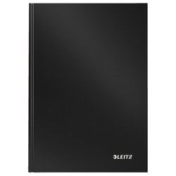 Leitz 46660095 Notizbuch Solid A5 HC 160S kar sw
