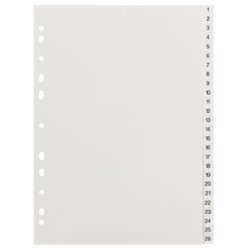 without brand 21025 Register A4 52tlg 1-52 ws