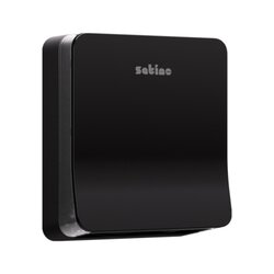 Satino by WEPA 333413 Handtuchspender Interfold S sw 