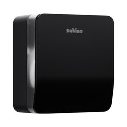 Satino by WEPA 333405 Toilettenpapierspender Jumbo S sw