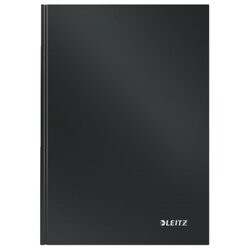 Leitz 46670095 Notizbuch Solid A5 HC 160S lin sw