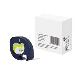 without brand WBDMRL91200WT Schriftband wie Dymo S0721510 12mmx4m sw auf ws