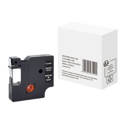 without brand WBDMRL45021BK Schriftband wie Dymo S0720610 12mmx7m ws auf sw