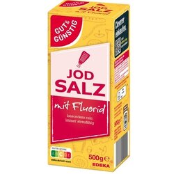 GUT & GÜNSTIG 573023006 Jodsalz mit Fluorid 500g